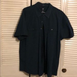 Men’s big and tall short sleeve button down